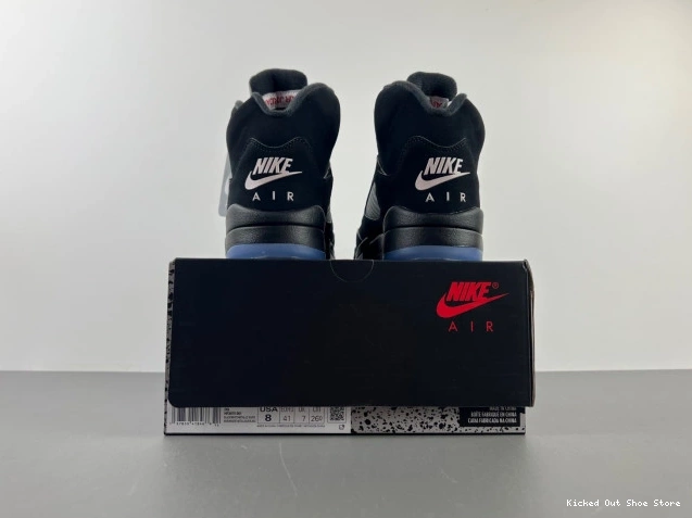 Kick Theory Metallic Black Jordan HF3975-001 5 Reimagined Air 0809